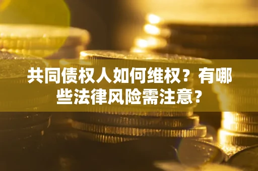 武汉共同债权人如何维权？有哪些法律风险需注意？