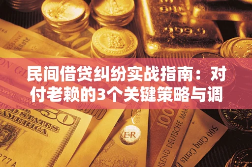 武汉民间借贷纠纷实战指南：对付老赖的3个关键策略与调解盲区解析