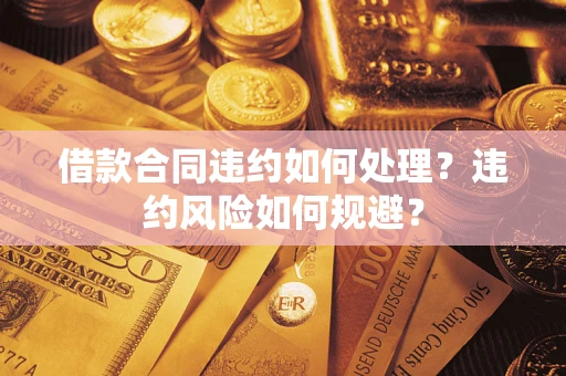 武汉借款合同违约如何处理？违约风险如何规避？