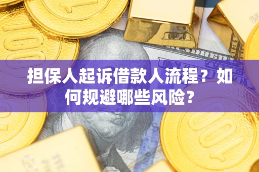 武汉担保人起诉借款人流程？如何规避哪些风险？